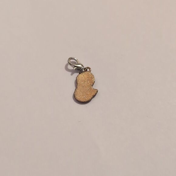 Silver White and Red Enamel‎ Snowman Bracelet Charm - Picture 4 of 4